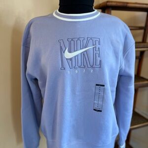 Nike Women's Lavender Crewneck Sweatshirt